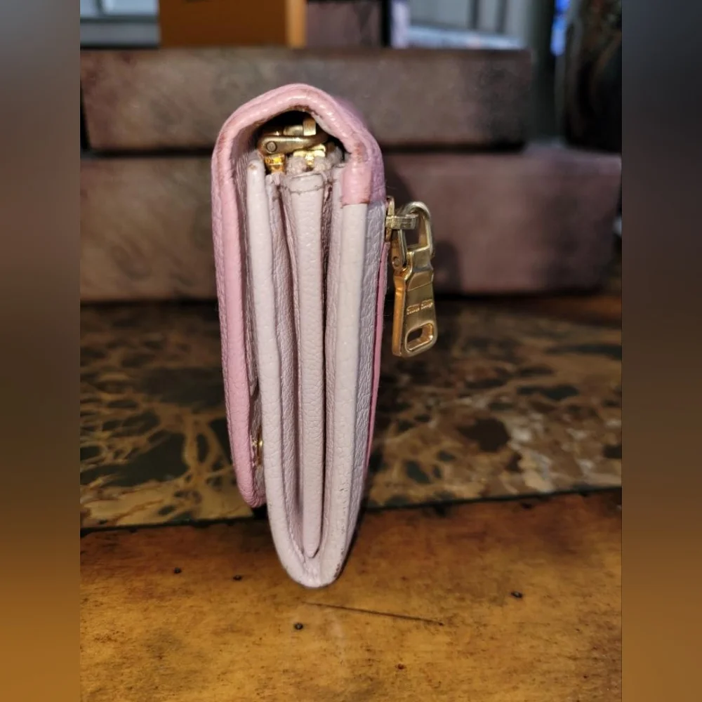 Miu Miu pink long wallet - Picture 6 of 9